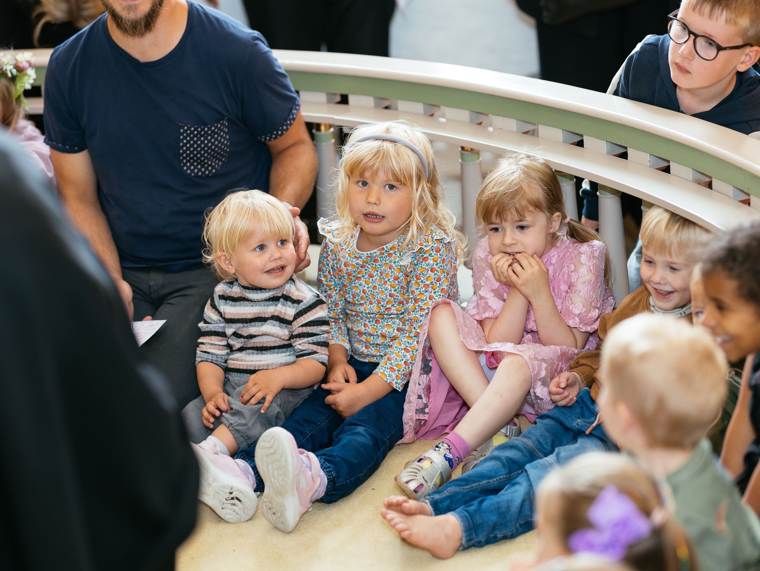 Børn til børnegudstjeneste i Ølsemagle Kirke